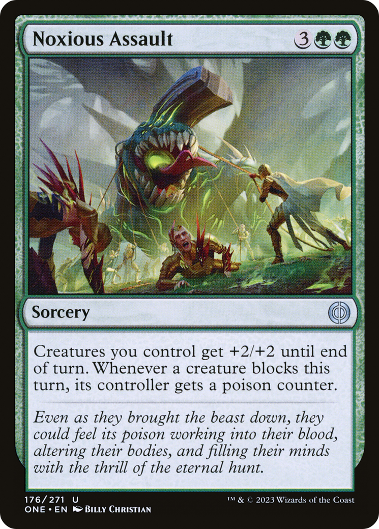 Noxious Assault (ONE-176)  Foil - Phyrexia: All Will Be One