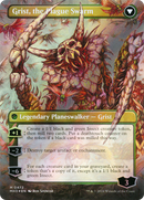 Grist, Voracious Larva (Borderless) (Textured Foil) (MH3-472)  Foil - Modern Horizons 3