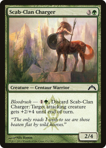 Scab-Clan Charger (GTC-131)  Foil - Gatecrash