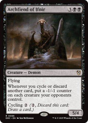 Archfiend of Ifnir (DRC-086)  - Commander: Aetherdrift