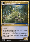 Devoted Grafkeeper (MID-218)  Foil - Innistrad: Midnight Hunt: (Double Faced Transform)