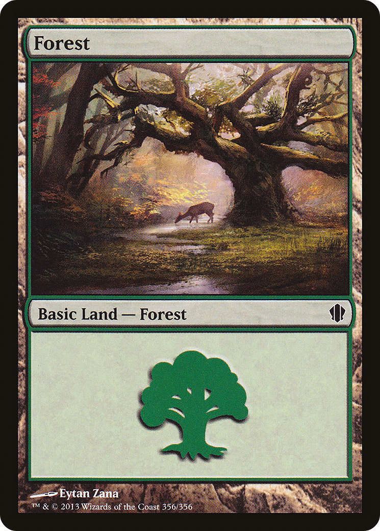 Forest (356) (C13-356)  - Commander 2013
