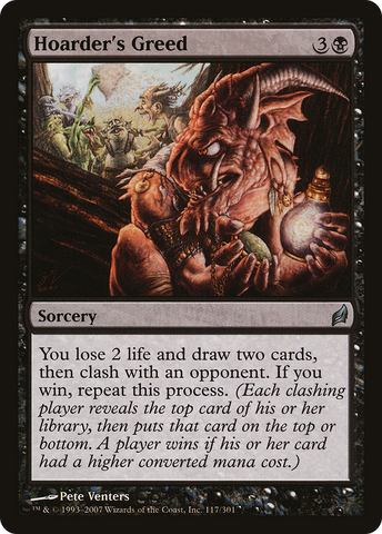 Hoarder's Greed (LRW-117)  Foil - Lorwyn