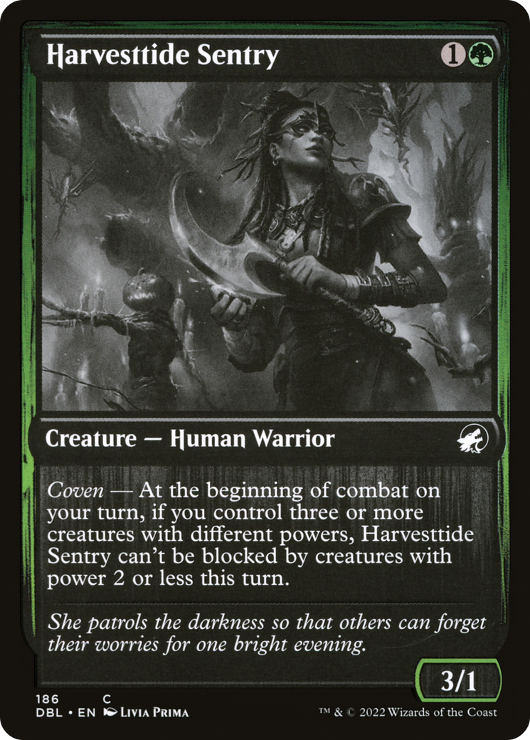 Harvesttide Sentry (DBL-186)  Foil - Innistrad: Double Feature