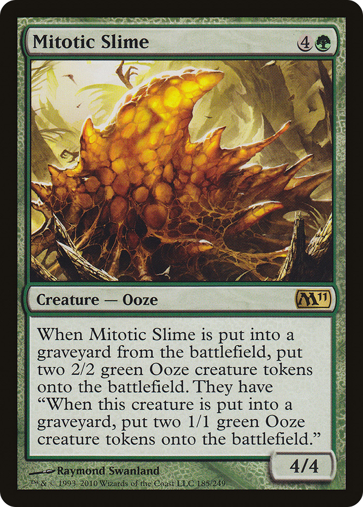 Mitotic Slime (M11-185)  Foil - Magic 2011