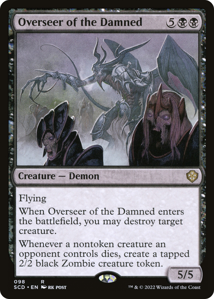 Overseer of the Damned (SCD-098)  - Starter Commander Decks