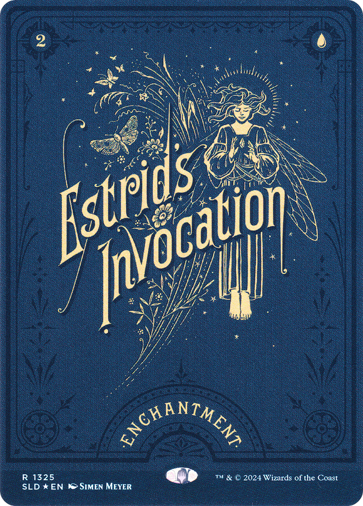 Estrid's Invocation (SLD-1325)  Foil - Secret Lair Drop (Borderless)