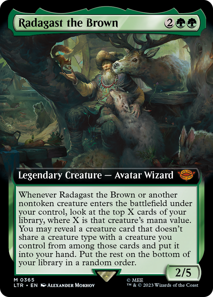 Radagast the Brown (Extended Art) (LTR-365)  Foil - The Lord of the Rings: Tales of Middle-earth: (Extended Art)
