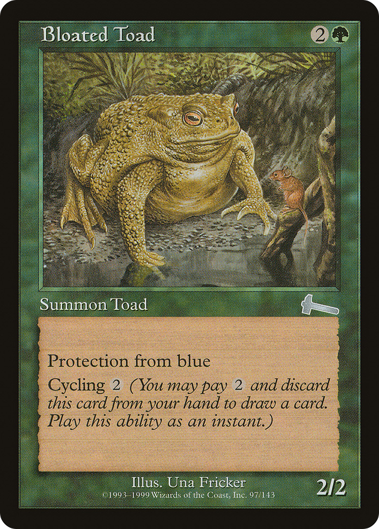 Bloated Toad (ULG-097)  Foil - Urza's Legacy