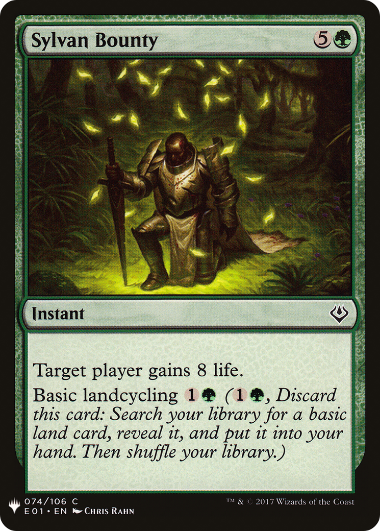 Sylvan Bounty (LIST-E01-74)  - The List