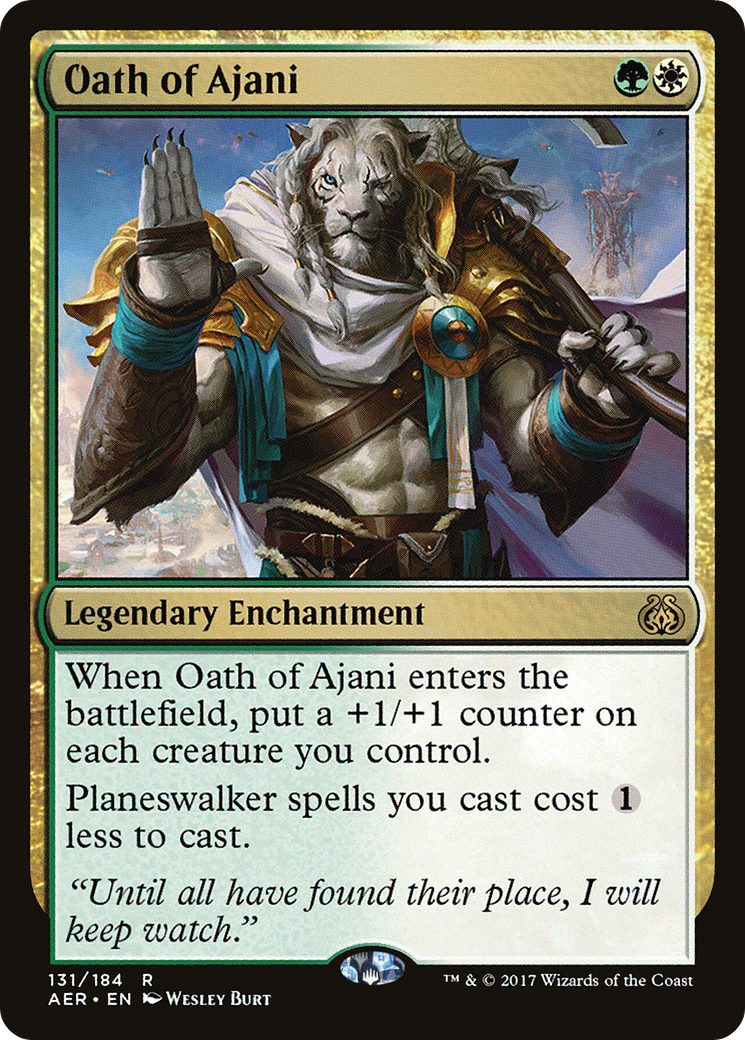 Oath of Ajani (AER-131)  Foil - Aether Revolt