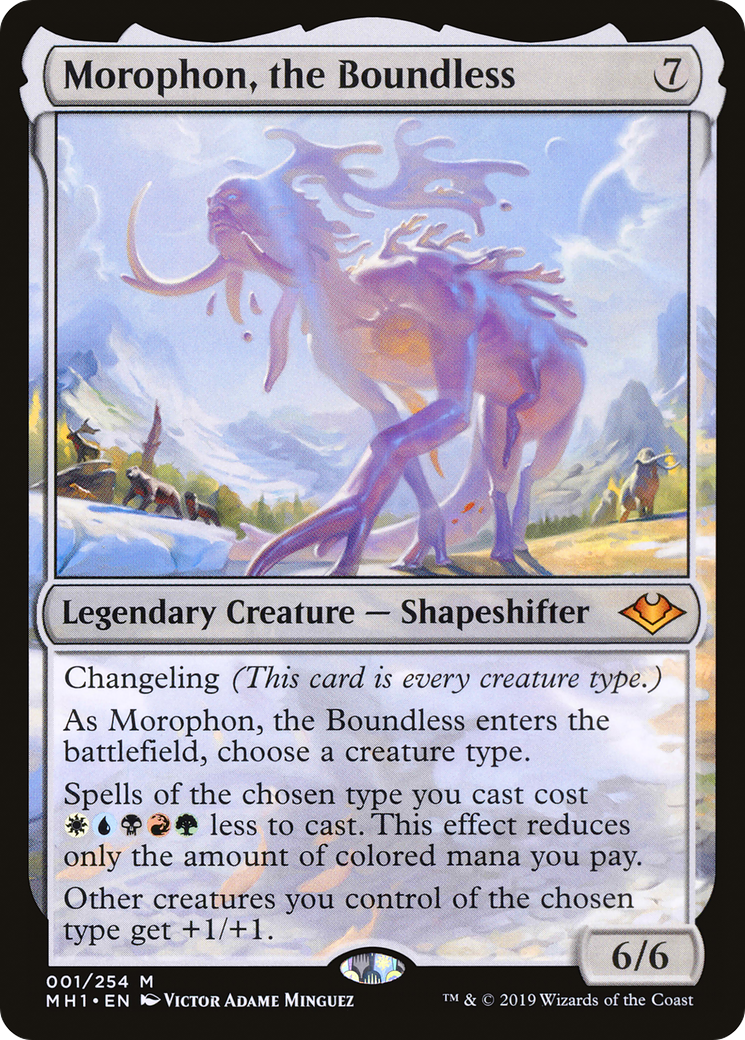 Morophon, the Boundless (MH1-001) - Modern Horizons Foil
