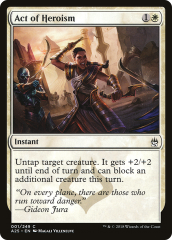 Act of Heroism (A25-001)  Foil - Masters 25
