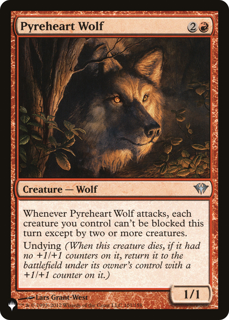 Pyreheart Wolf (LIST-DKA-101)  - The List