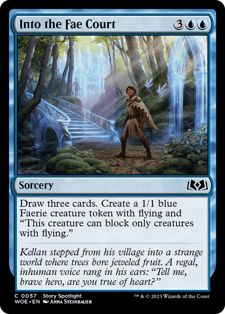 Into the Fae Court (WOE-057)  Foil - Wilds of Eldraine