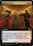 Sinister Waltz (Extended Art) (VOC-068)  - Crimson Vow Commander: (Extended Art)