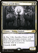 Priest of Fell Rites (Showcase) (MH2-372)  Foil - Modern Horizons 2: (Showcase)