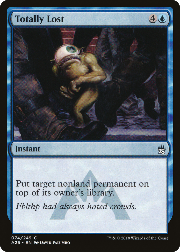 Totally Lost (A25-074)  - Masters 25