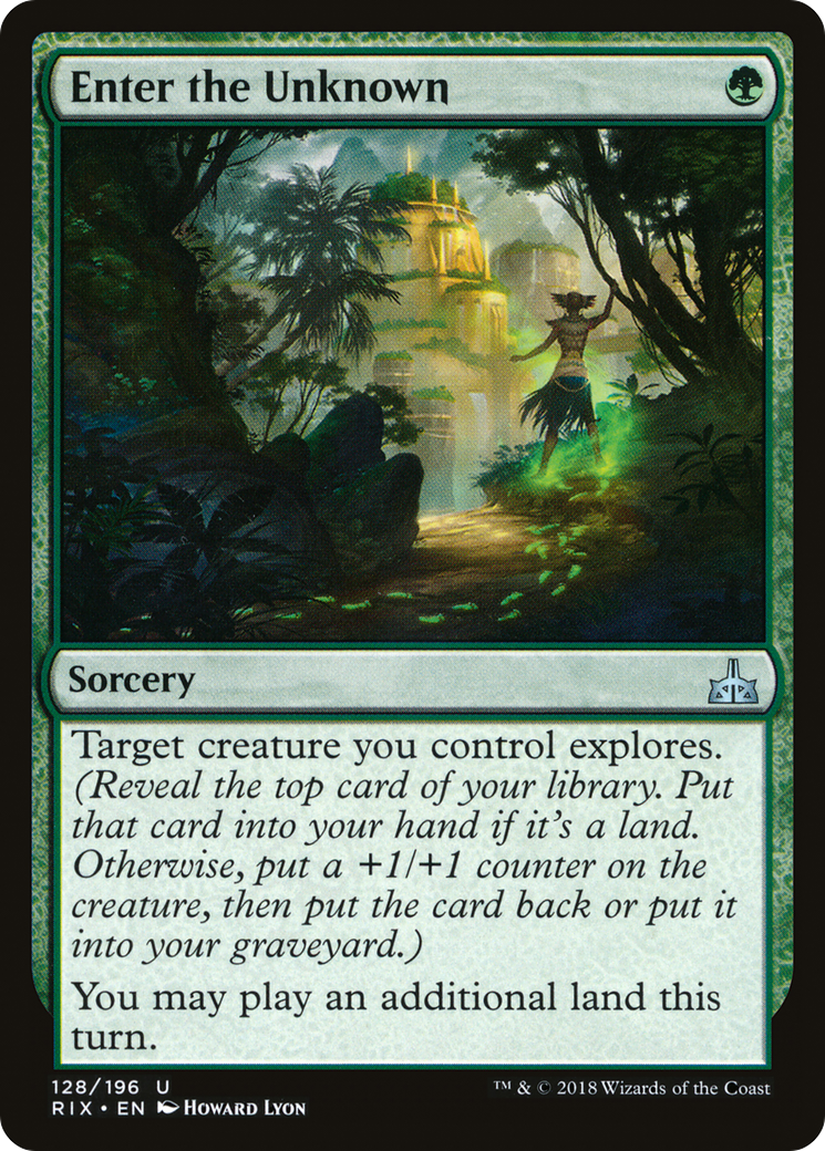 Enter the Unknown (RIX-128)  - Rivals of Ixalan