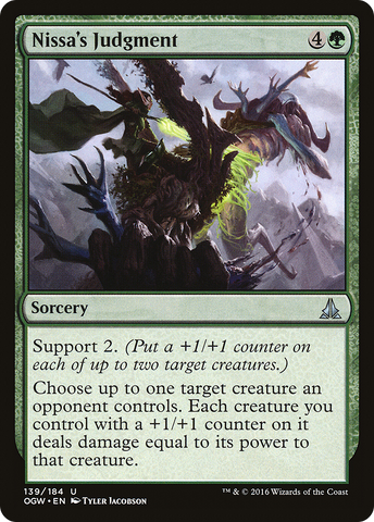 Nissa's Judgment (OGW-139)  - Oath of the Gatewatch
