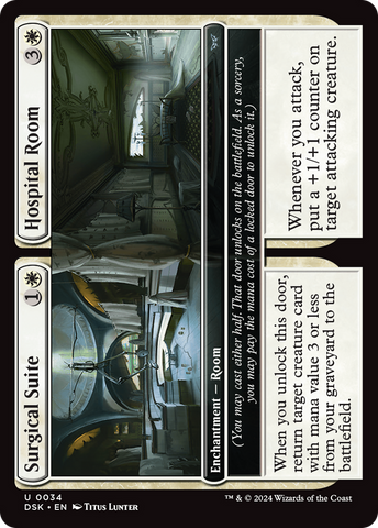 Surgical Suite // Hospital Room (DSK-034)  Foil - Duskmourn: House of Horror