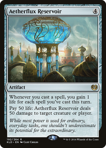 Aetherflux Reservoir (KLD-192)  Foil - Kaladesh