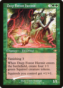 Deep Forest Hermit (Retro Frame) (MH1-020)  Foil - Modern Horizons 1 Timeshifts