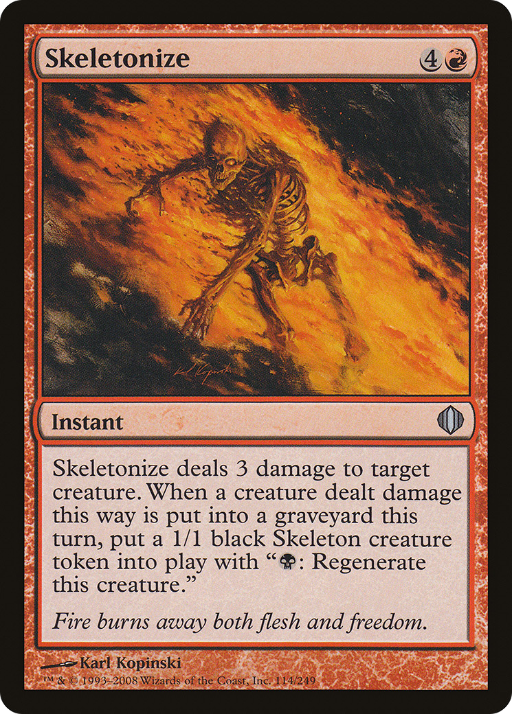 Skeletonize (ALA-114) - Shards of Alara Foil