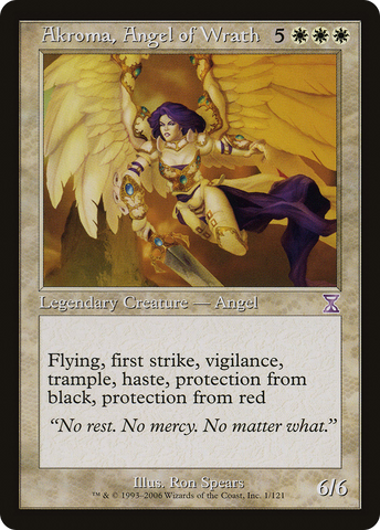 Akroma, Angel of Wrath (TSB-001)  Foil - Time Spiral Timeshifted