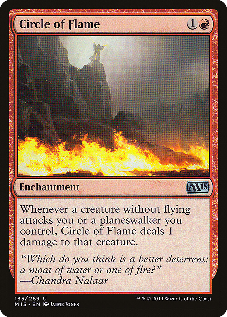 Circle of Flame (M15-135)  Foil - Magic 2015