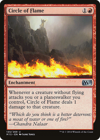Circle of Flame (M15-135)  Foil - Magic 2015