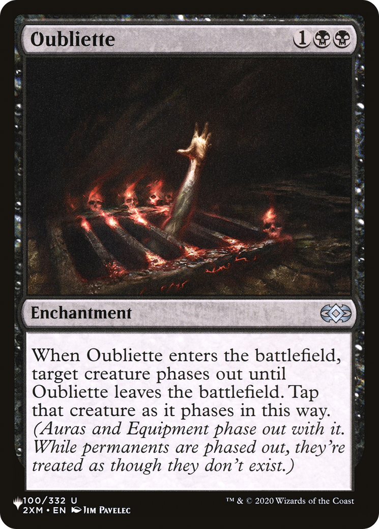 Oubliette (LIST-100/332)  - The List