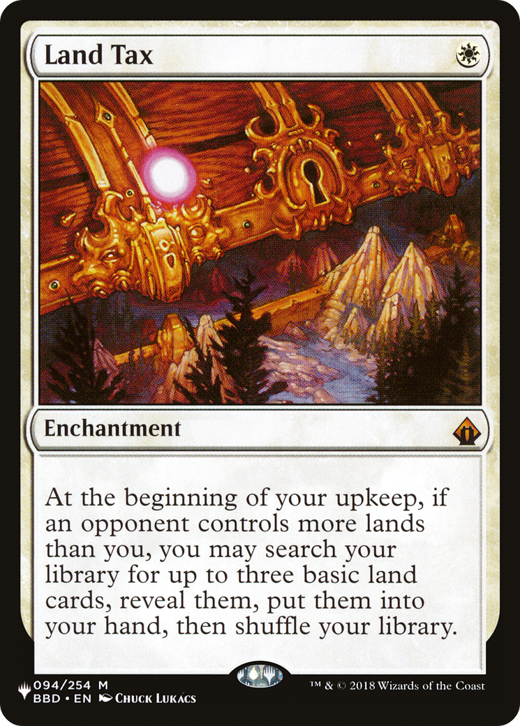 Land Tax (LIST-094/254)  - The List