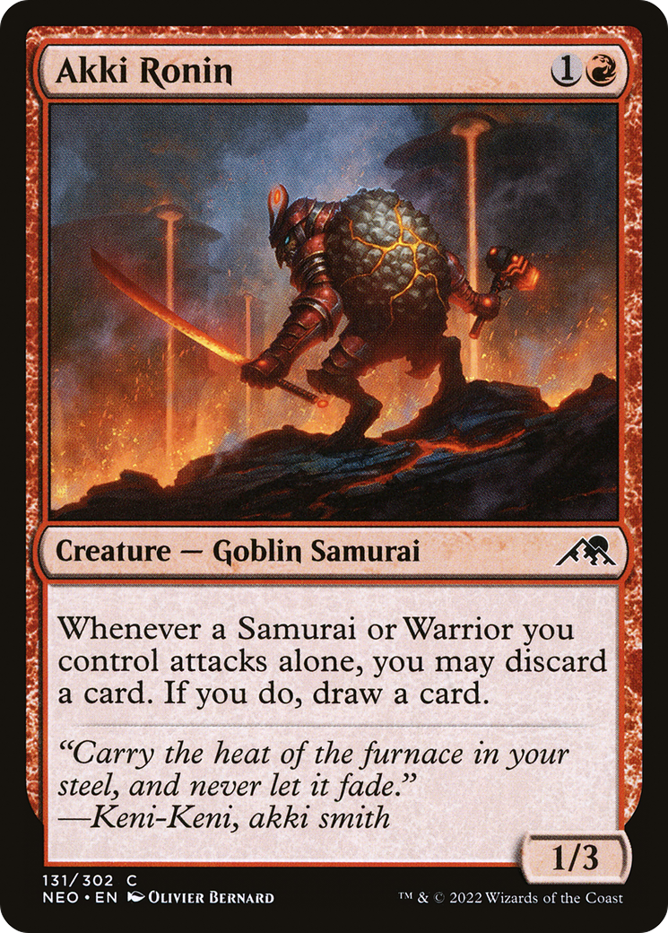 Akki Ronin (NEO-131)  - Kamigawa: Neon Dynasty