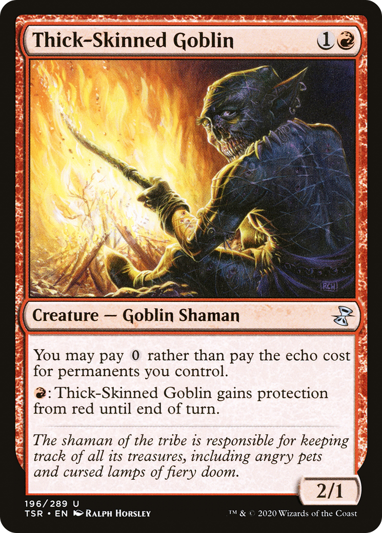 Thick-Skinned Goblin (TSR-196)  Foil - Time Spiral Remastered