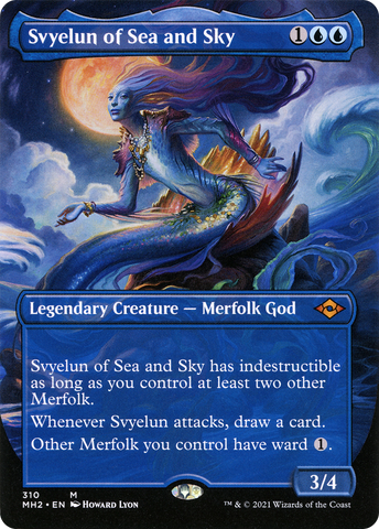 Svyelun of Sea and Sky (Borderless) (MH2-310)  Foil - Modern Horizons 2