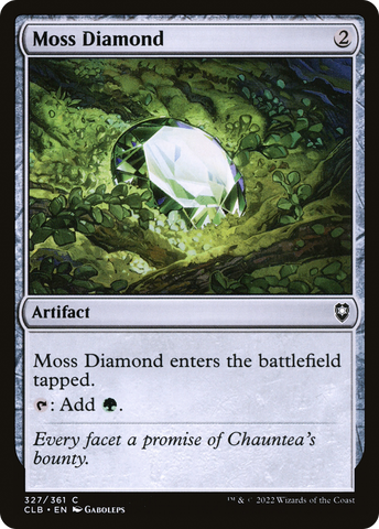 Moss Diamond (CLB-327)  - Commander Legends: Battle for Baldur's Gate