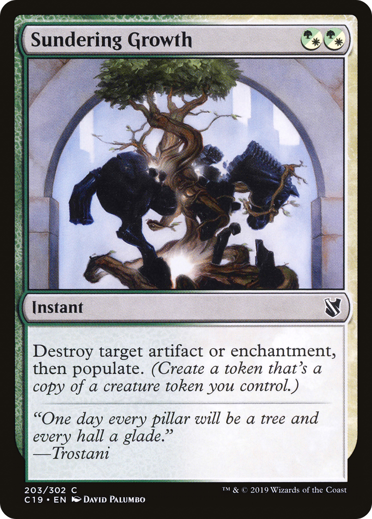Sundering Growth (C19-203)  - Commander 2019