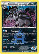 Team Aqua's Mightyena 018/34  Double Crisis - Common