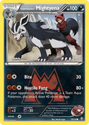 Team Magma's Mightyena 019/34  - Reverse Holofoil Double Crisis - Common