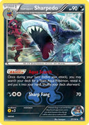Team Aqua's Sharpedo 021/34  - Reverse Holofoil Double Crisis - Holo Rare