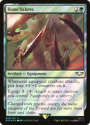 Bone Sabres (Surge Foil) (40K-088)  Foil - Warhammer 40,000 Commander