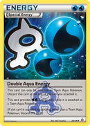 Double Aqua Energy 033/34  - Reverse Holofoil Double Crisis - Uncommon