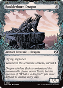 Boulderborn Dragon (Showcase) (TDM-323)  Foil - Tarkir: Dragonstorm: (Showcase)