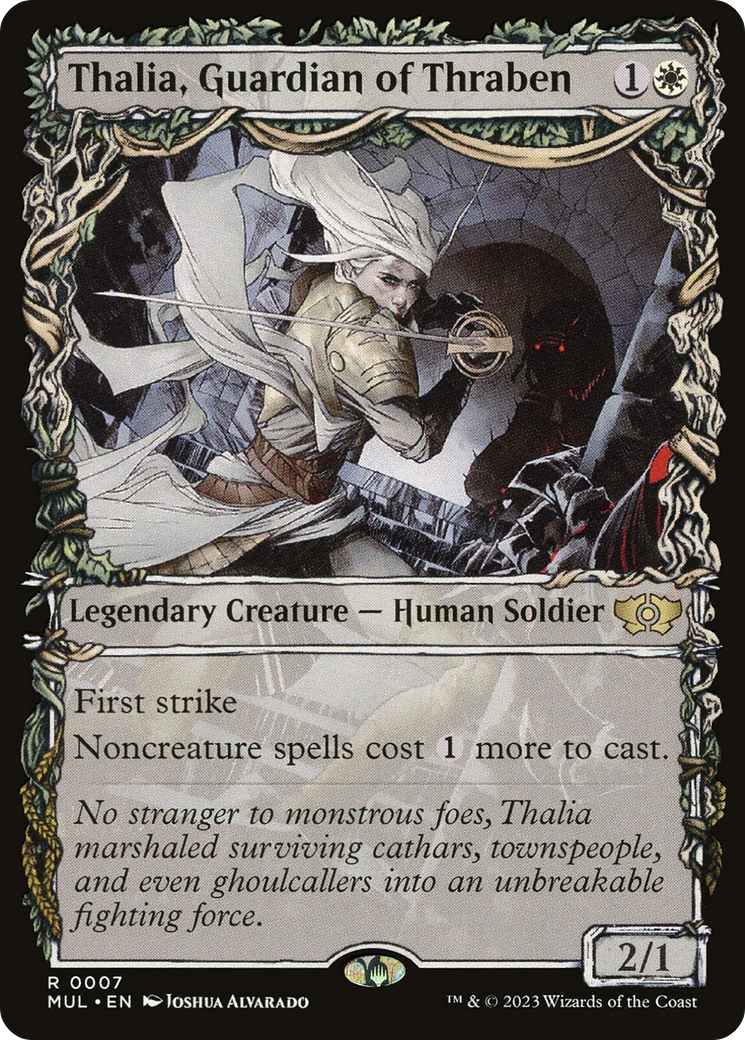 Thalia, Guardian of Thraben (MUL-007)  Foil - Multiverse Legends: (Showcase)