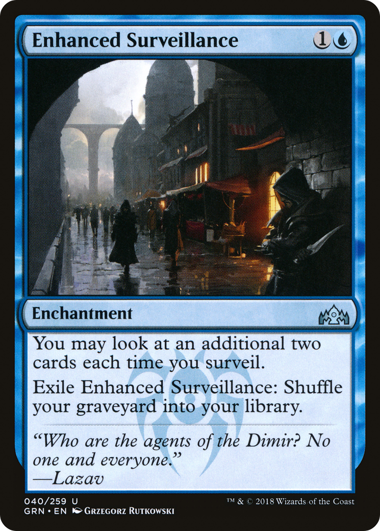 Enhanced Surveillance (GRN-040)  Foil - Guilds of Ravnica