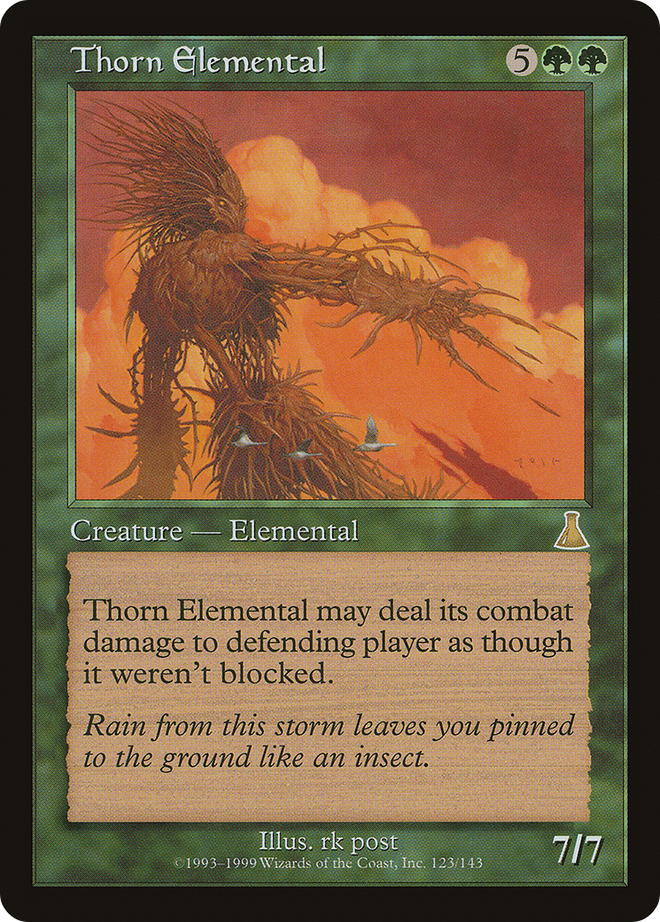 Thorn Elemental (UDS-123)  Foil - Urza's Destiny