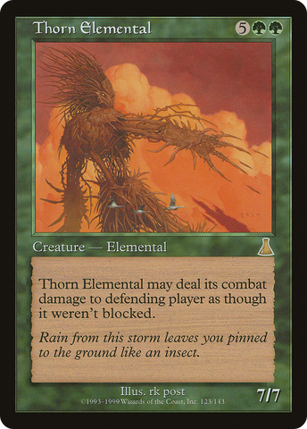 Thorn Elemental (UDS-123)  Foil - Urza's Destiny