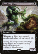 Leeching Sliver (Extended Art) (SLD-632)  Foil - Secret Lair Drop: (Extended Art)