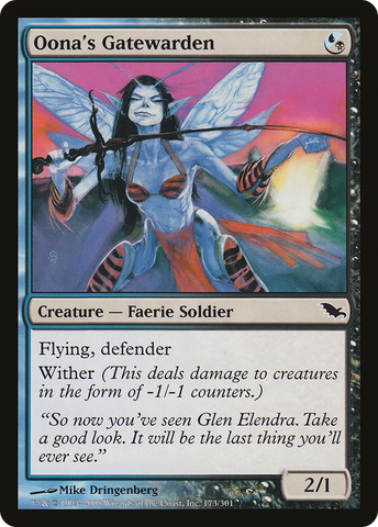 Oona's Gatewarden (SHM-173)  Foil - Shadowmoor